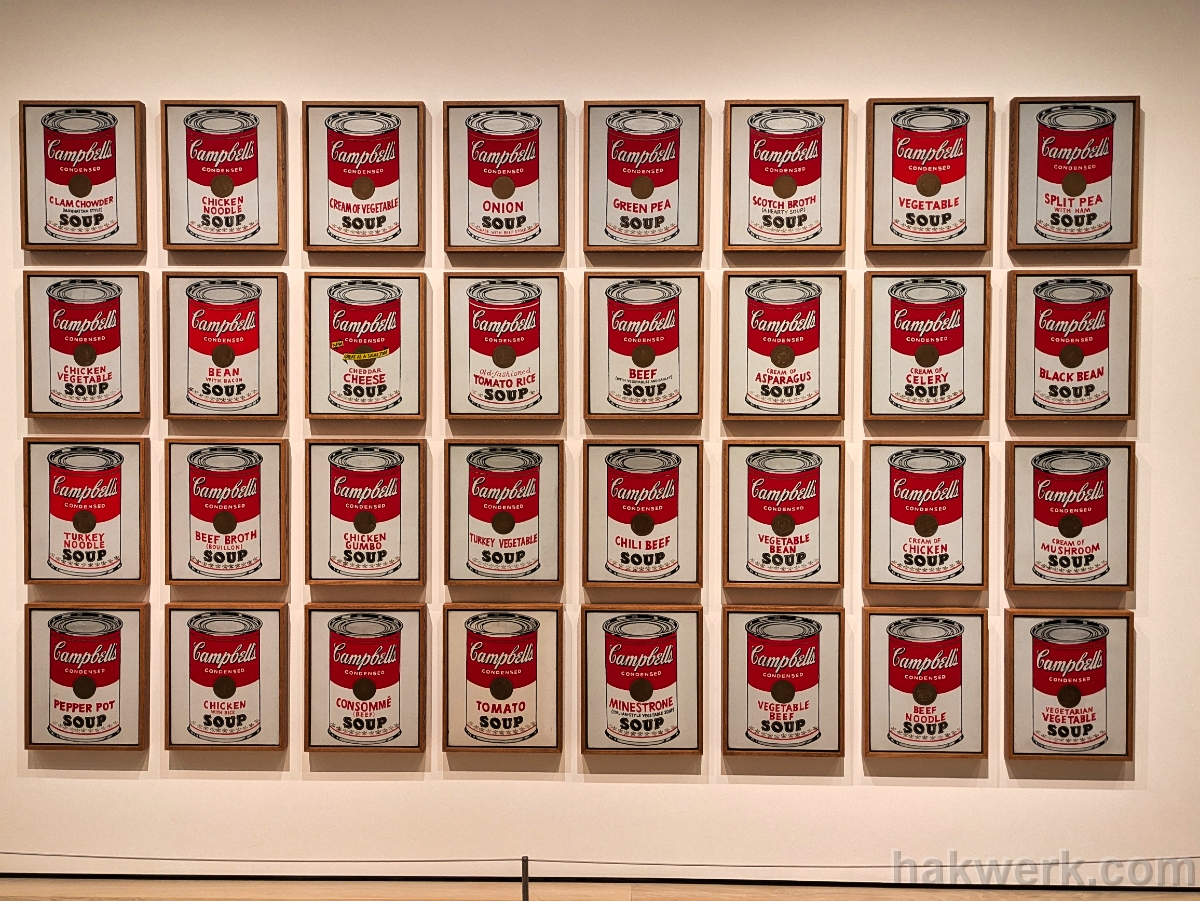 PXL_20241026_150904780 Andy Warhol: Campbell's Soup Cans at the Museum of Modern Art (MoMA)